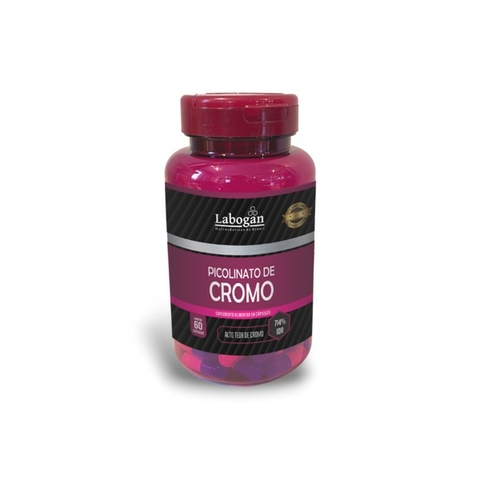PICOLINATO DE CROMO - POTE 60 CAPS LINHA ROSA - LABOGAN