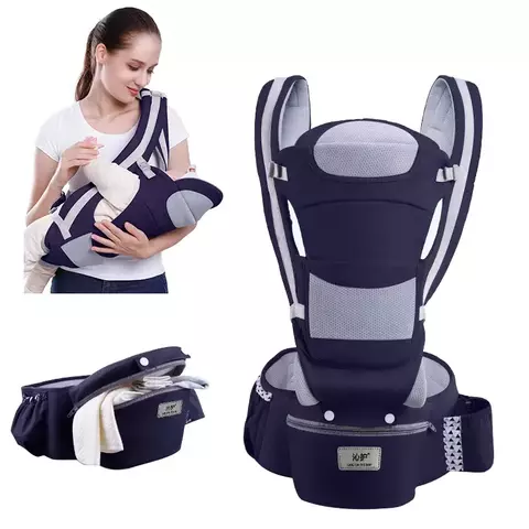Mochila Baby; Ergonômico portador de bebê mochila infantil hipseat portador frontal ergonôm