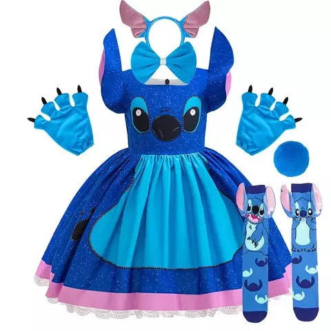 Star Bebê; vestido da disney filme ponto rpg conjuntos de traje dos desenhos animados bonito ves