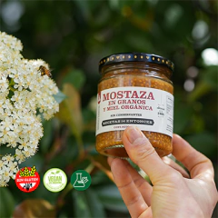 Mostaza en grano con miel - comprar online