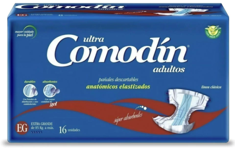 Pañal Comodin Ultra Elastizado Talle Extra Grande - comprar online