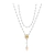 Colar de Pérolas Dourado | Nossa Senhora Aparecida - comprar online