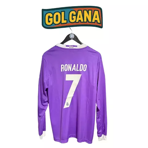 Jersey Cristiano Ronaldo Real Madrid 2016-2017 Champions League Visita