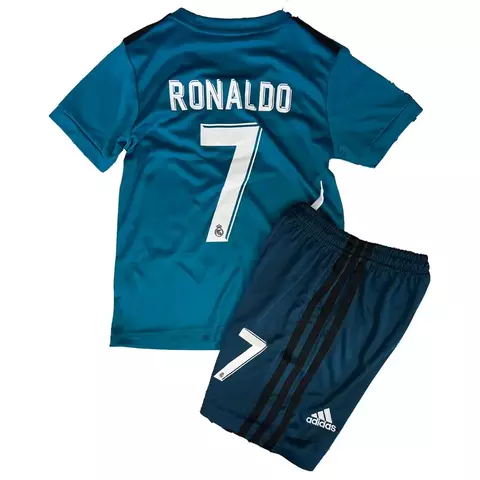 Uniforme Niño Cristiano Ronaldo Real Madrid 2017-2018 Azul