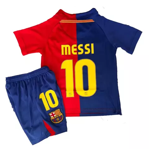Uniforme Niño Messi FC Barcelona 2008-2009 La Liga