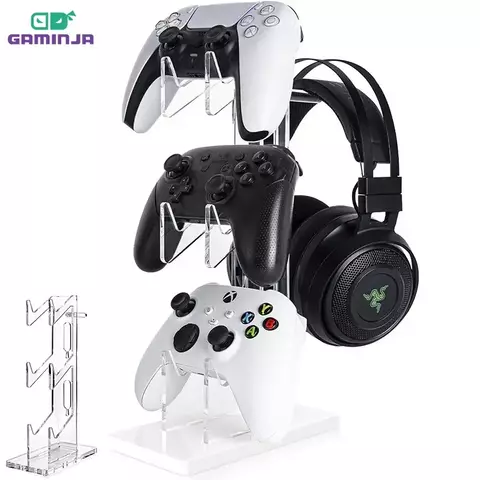 Suporte Acrílico Gamer Ninja – Expositor para Controlador e Fone de Ouvido - comprar online