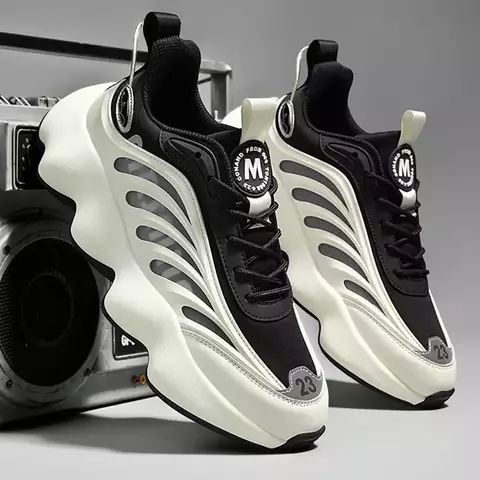 Tênis masculino casual e moderno. Confortável, respirável e ideal para corrida, treino ou uso diário. - comprar online