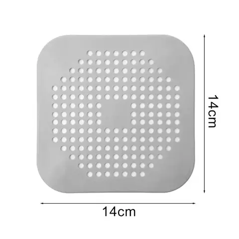 Filtrador de Banheiro e Cozinha: Protege o ralo contra obstruções, retendo cabelos e resíduos. Feito em silicone, ideal para pia, chuveiro, banheira e piso. - comprar online