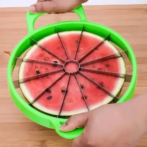 Faca Cortadora de Melancia em Aço Inox – 1 ou 2 Peças Praticidade e eficiência na hora de cortar frutas! - comprar online