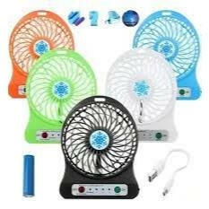 Mini Ventilador Usb Recarregavel com Bateria Leve Silencioso e Eficiente