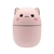 Mini Umidificador de Ar Gatinho Difusor de Aroma, Purificador Rosa