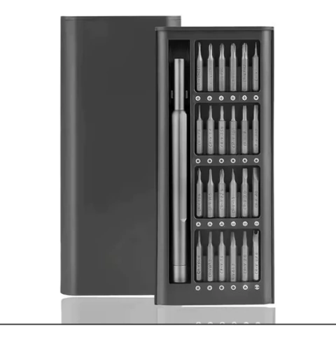 Kit Jogo De Ferramentas 25x1 Chave De Precisão Magnético