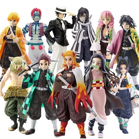 Action Figure Anime Demon Slayer Shinobu Muzan Iguro Akaza