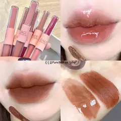 Gloss Intenso e Efeito Matte Aveludado de Longa Duração, com Cor e Hidratação