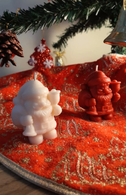 Mini Vela Decorativa Papai Noel - comprar online