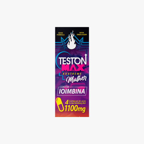 TESTON MAX MULHER + IOIMBINA 1000MG MULTIVITTA