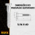 PARAFUSO SEXT. SOBERBA 5/16 X 60 CAIXA COM 100 PÇS - comprar online