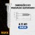 PARAFUSO SEXT SOBERBA INOX 6 X 60 CAIXA COM 200 PÇS - comprar online