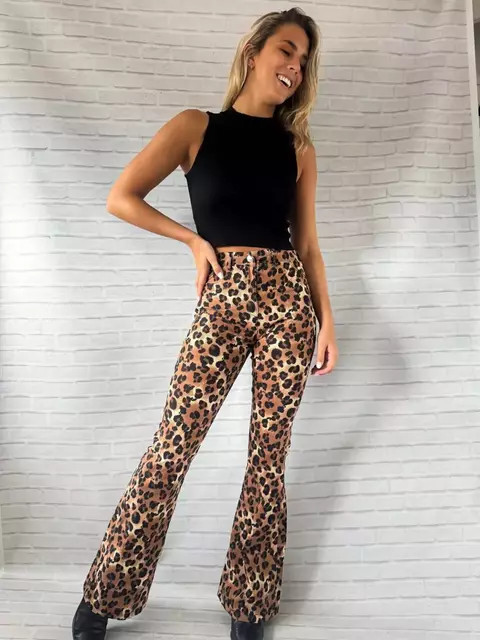 Pantalon Oxford Animal Print - comprar online