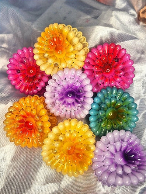 Piranha de Cabelo Floral