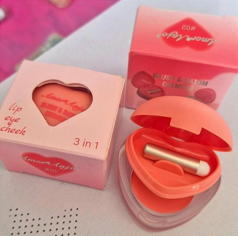 Blush 2 em 1 coração- Amor e anjo