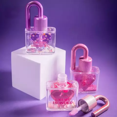 Kit c/ 3 Lip Oil Gloss Labial Hidratante - Mia Make.