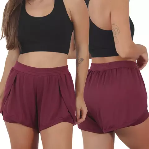 Short Feminino de Corrida com bolso