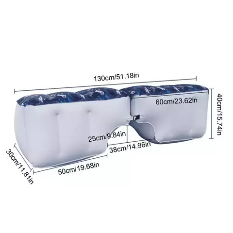 Cama inflável universal do carro, colchão de ar do carro autopropelido, auto a