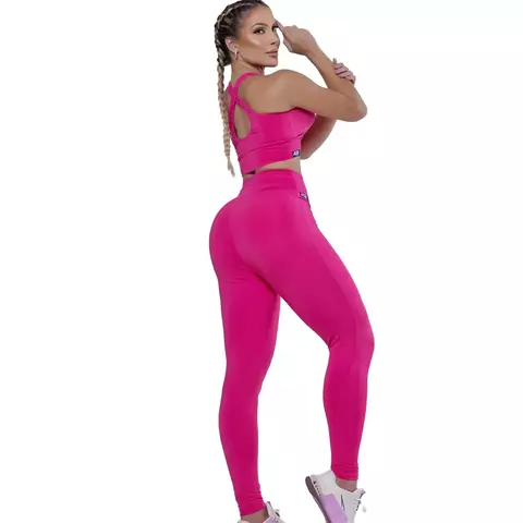 Conjunto Fitness Rosa Basic II AQN SPORT Zero Transparência