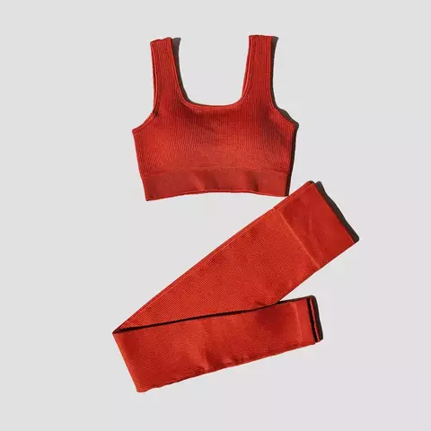 2/4/6 pçs sem costura conjunto de yoga feminino treino de fitness calças espor