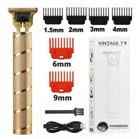 Máquina de cortar cabelo elétrica profissional cortador de alta potência vint