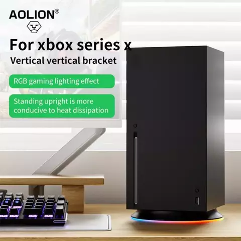 Para XBOX Série X Host Base de resfriamento XSX Host Suporte vertical com fria
