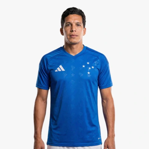 Camisa Cruzeiro Home 2026/27 - Adidas Torcedor Masculino - Azu