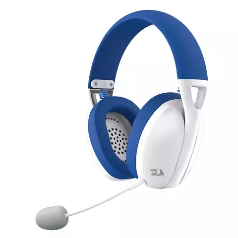 AURICULAR REDRAGON INALAMBRICO IRE PRO H848 BLANCO/AZUL - comprar online