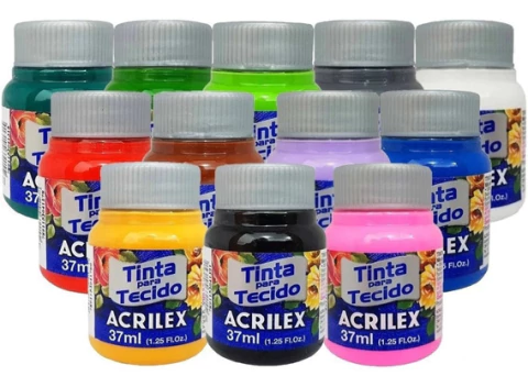 Tinta para Tecido ACRILEX 37ml