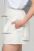 Imagem do Shorts Feminino em Alfaiataria de Linho