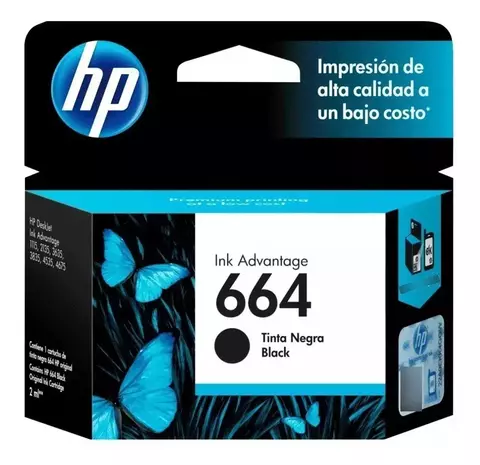 CARTUCHO HP 664 NEGRO