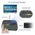 TECLADO MINI INALAM + TOUCHPAD "M9" bt + 2.4g rgb en internet