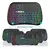 TECLADO MINI INALAM + TOUCHPAD "M9" bt + 2.4g rgb - comprar online