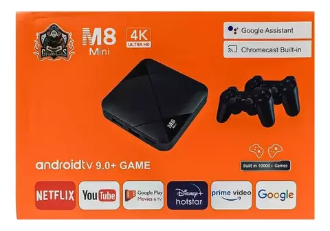 STREAMING DONGLE TVBOX + CONSOLA 2 JOY "M8 MINI"