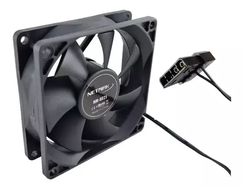 COOLER NETMAK 80mm Molex 4pines 12v