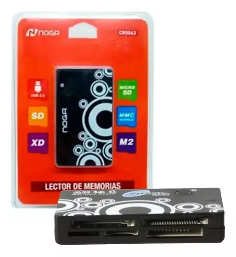 LECTOR MEMORIA MULTIPLE USB NOGA "CR5043"