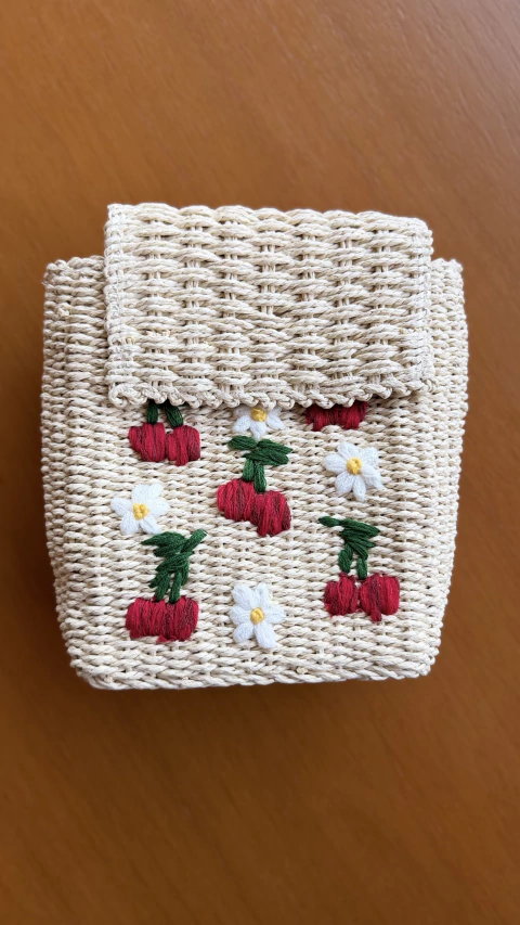 Mini Mochila Cerejinhas