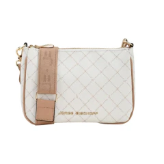 Bolsa Feminina Jorge Bischoff Monograma Branca Off - 0186