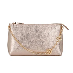 Bolsa Feminina Luz Da Lua Couro Vênus Dourada Ouro - 2000