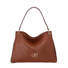 Bolsa Feminina Luz Da Lua Hobo Marrom Ambar - 2000780