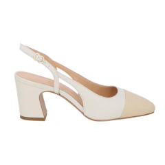 Scarpin Feminino Luiza Barcelos Slingback Bege - 1351