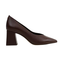Scarpin Feminino Jorge Bischoff Couro Marrom - J278