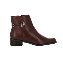 Bota Feminina Luz Da Lua Cano Baixo Marrom - 5246