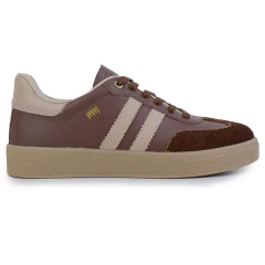 Tênis Feminino Marina Mello Crepe Marrom - 3709